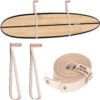 Leather Surfboard Wall Mount