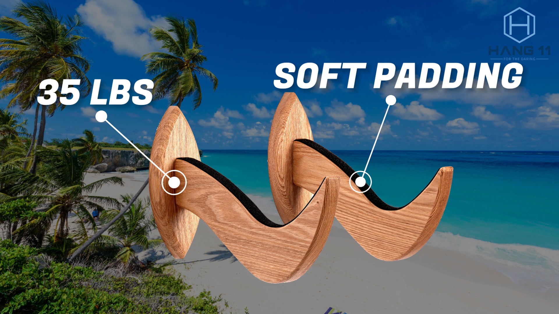 Viva-adorno Surfer Ketting Surfplank Hout Surfboard Halsketting Hanger Golven Water HK30e, 1,5 x 5 cm, Hout, Geen edelsteen