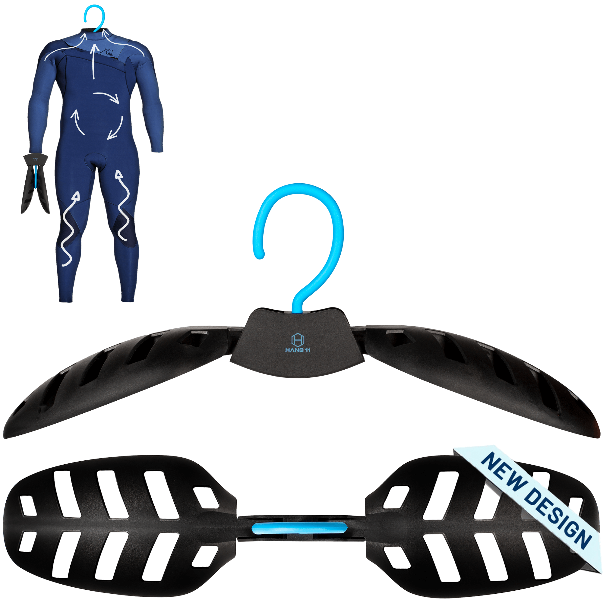 Underwater Diving Hanger Wetsuit Boots Stand Surf Hiking Fishing Regulators  Drying Hangers Portable Fishing Outside Water Sports Surfing Supplies Blue