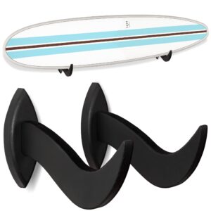 Surfboard Wall Mount Black