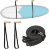 Hang 11 Surfboard Wall Mount Leather Black