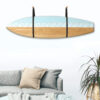 Surfboard Wall Mount - Black Leather - Image 5