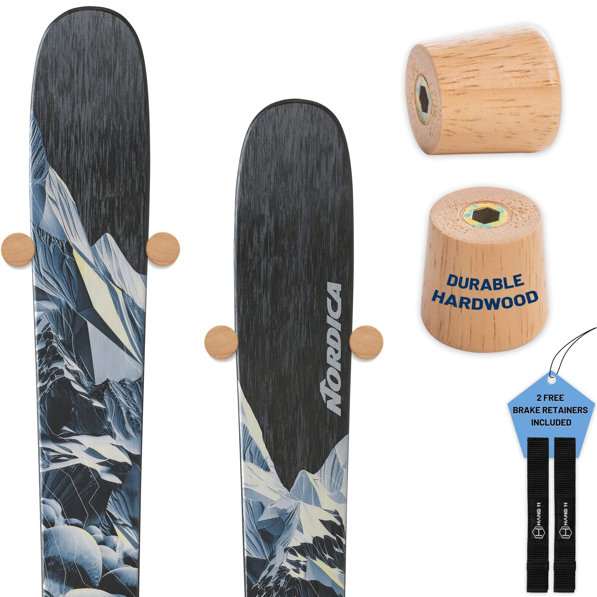 Hang 11 Ski Wall Mount