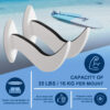 Surfboard Wall Mount - White - Image 7