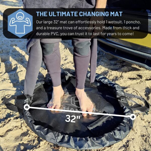 Wetsuit Changing Mat - Black - Image 4
